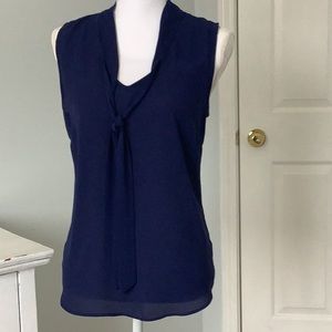 Ann Taylor front tie tank S